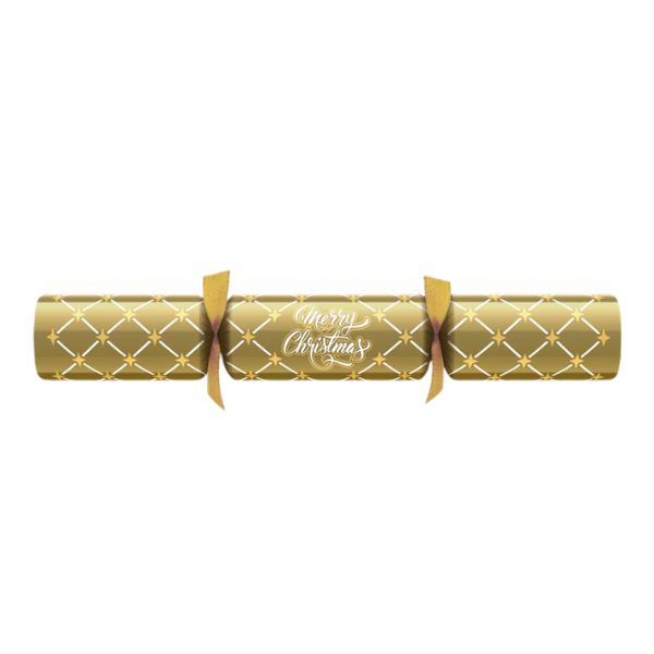 Christmas Crackers 12" Gold Christmas Diamond x 50