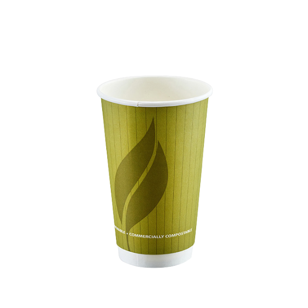 16oz Enviroware Double Wall Cup Leaf 2