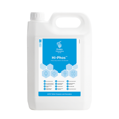 Hi-Phos™ Heavy Duty Washroom and Toilet Cleaner and Descaler - 5ltr