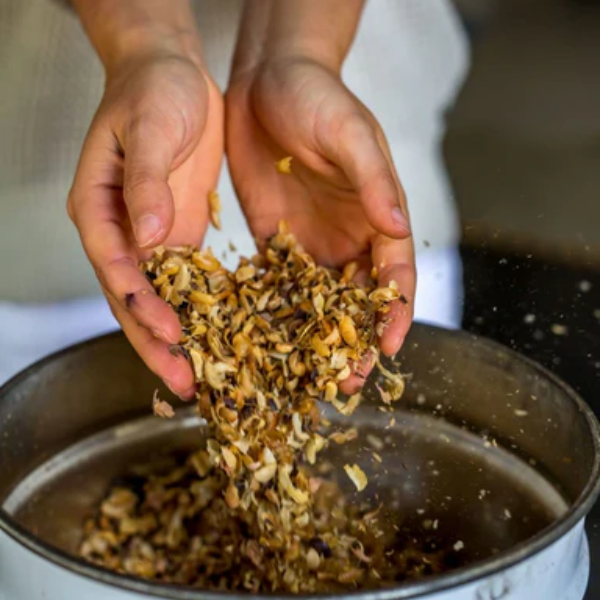 HUSKEE 12oz HuskeeCup Coffee and Tea Cup and Lid (Natural Colour)