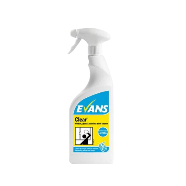 Clear™ Window, Glass and Stainless Steel Cleaner - 750ml
