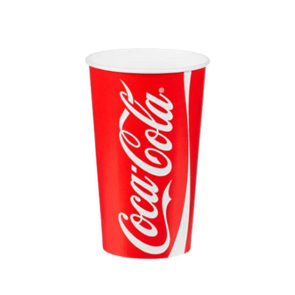 22oz Paper Coke Cup x 1000