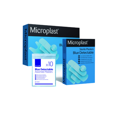 Blue Detectable Plasters x 100