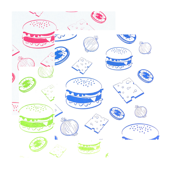 Burger Wrap Greaseproof Sheets x 1000