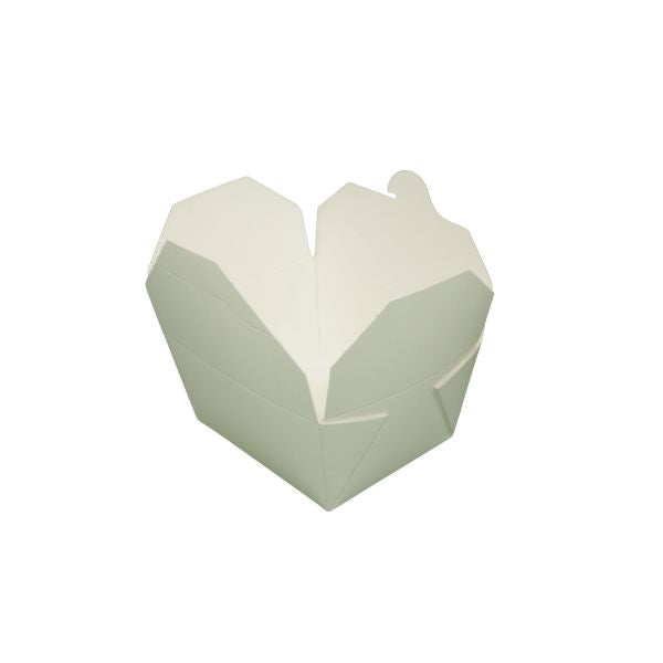 No.1 White Food Takeaway Boxes x 500
