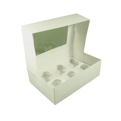 6 Hole Cup Cake Box Recyclable x 125