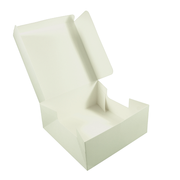 Folding Cake Box Recyclable 7 x 7 x 3 inch - x 250