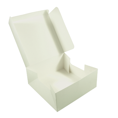 Folding Cake Box Recyclable 7 x 7 x 3 inch - x 250