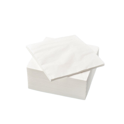30cm 1ply White Napkin compostable x 5000