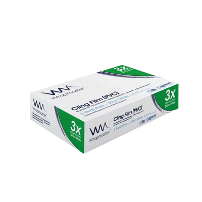 Wrapmaster Cling Film (PVC) Refill 30cm x 300m (Pack of 3) 31C80