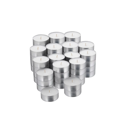 Tea Lights 8 Hour Long Burn (Pack of 50)
