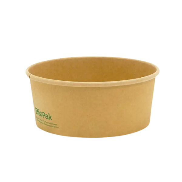 750ml Kraft Salad BioBowl - 400/Carton