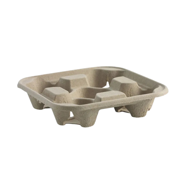 4 Cup BioCup Tray- 300/Carton