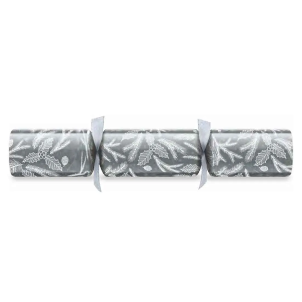Christmas Crackers 14" Elegant Foliage Silver x 25