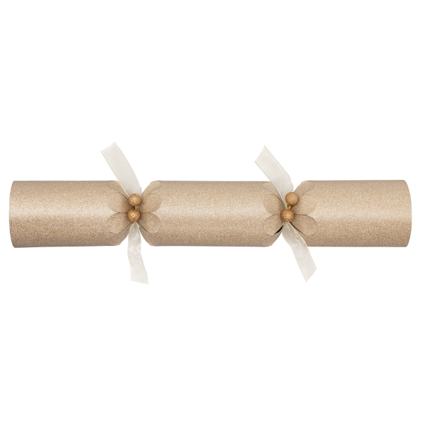 Christmas Crackers 14" Sparkling Dust Gold x 25