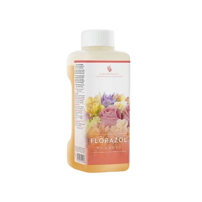 Evans Florazol Bouquet 1L Concentrated Deodoriser - Powerful Floral Fragrance for Air Freshening and Floor Mopping. High-Strength Malodour Neutraliser.