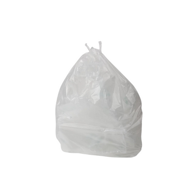 HD white swing bin liners 50 litre pack of 500 office and washroom waste bin liners supplied by Vertella