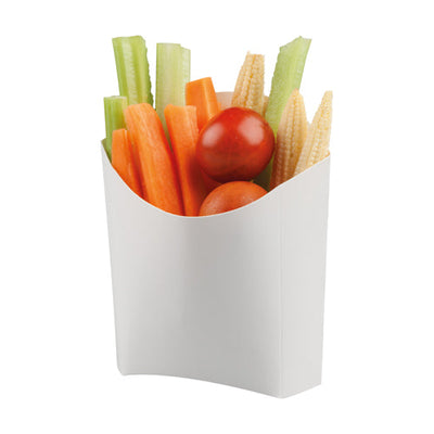 White Chip Scoop - Recyclable X 1000