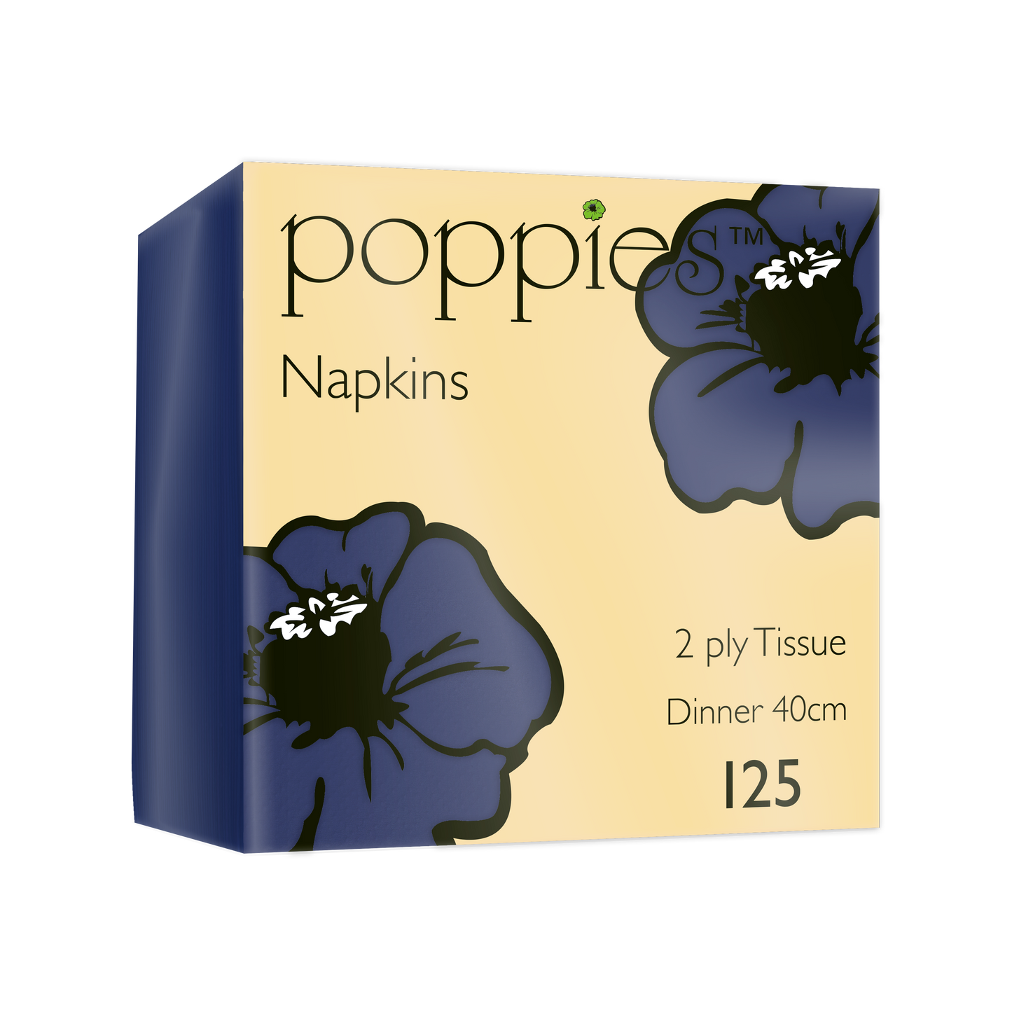 Navy Blue Dinner Napkin 40cm 2ply x 2000