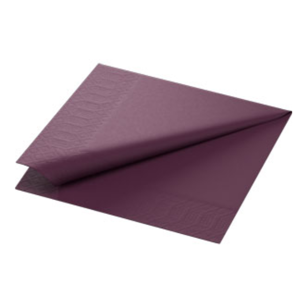 Duni Plum Tissue Paper Napkin 40cm 3ply x 1000