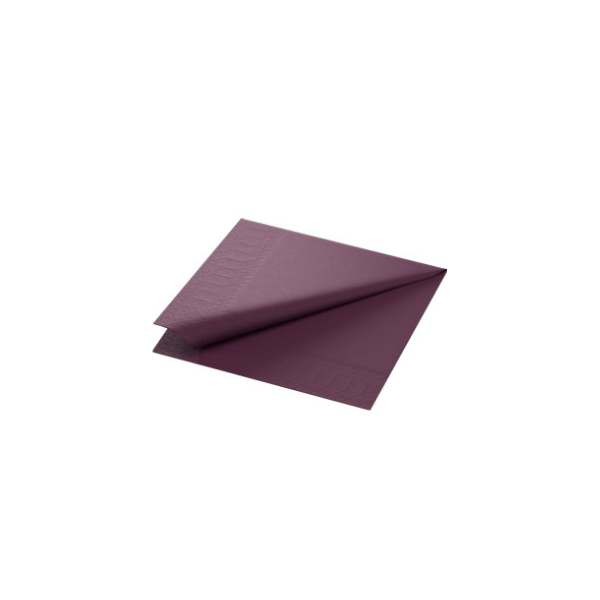 Duni Plum Tissue Paper Napkin 24cm 2ply x 2400