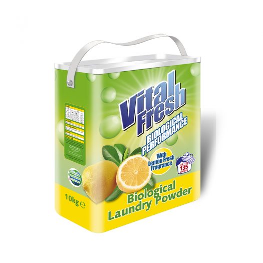 Vital Fresh Lemon Fresh Biological Laundry Powder (10Kg)
