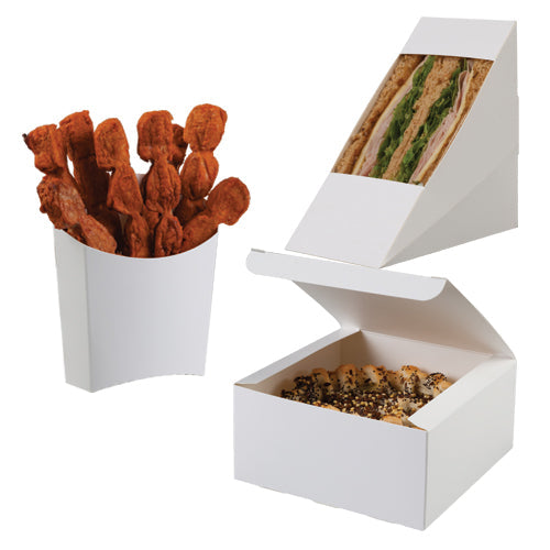 White Chip Scoop - Recyclable X 1000