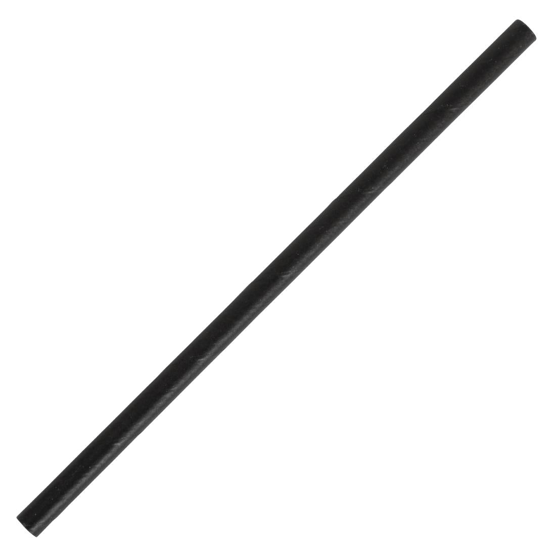 5.5" Black cocktail Paper Straw x 250