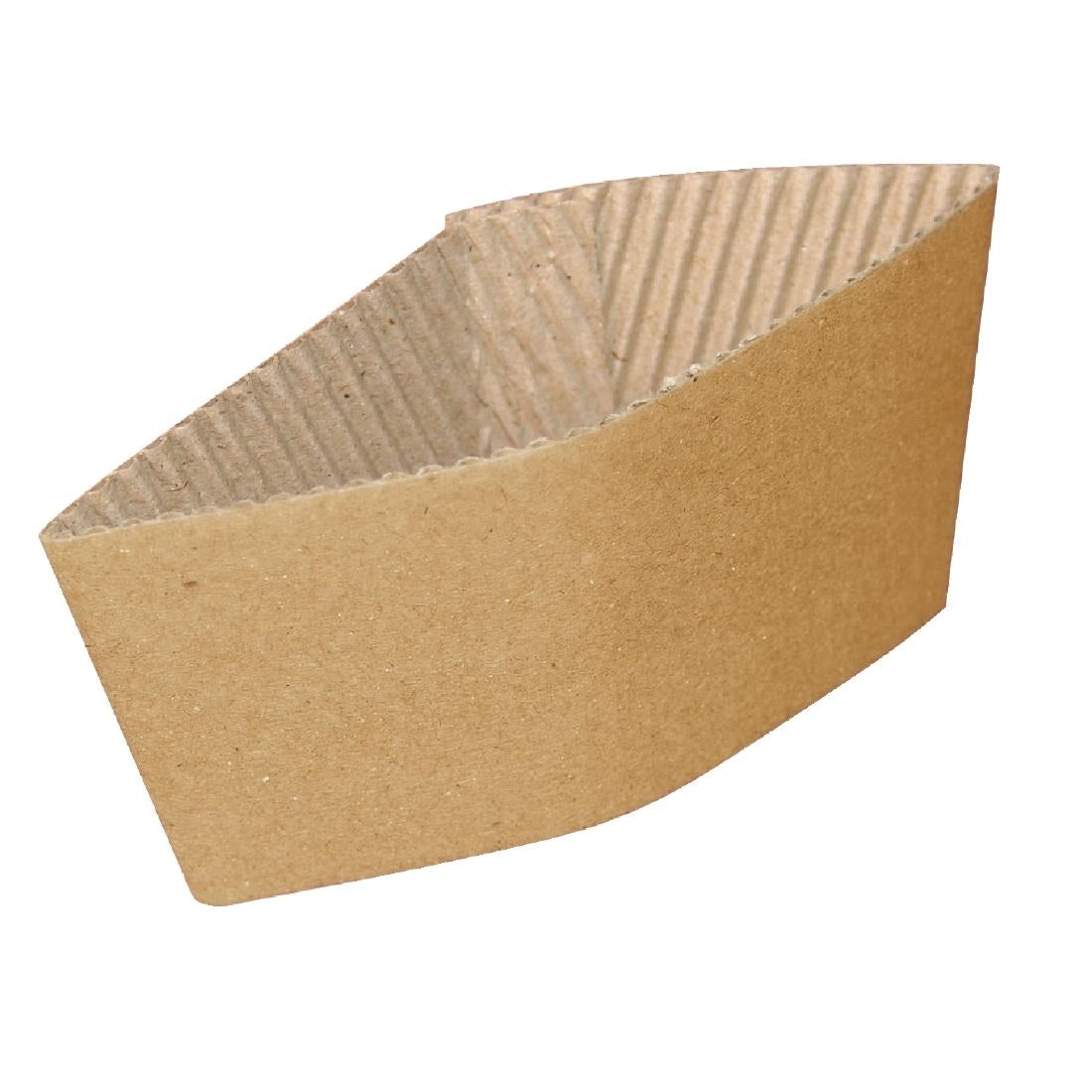 Compostable Corrugated Cup Sleeves for 12/16oz Cups (Pack of 1000)