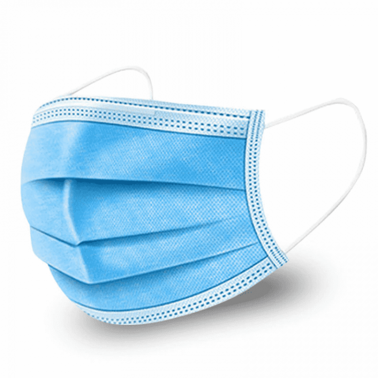 3 Layer Disposable Protective Face Mask (Box 50)