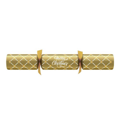 Christmas Crackers 12" Gold Christmas Diamond x 50