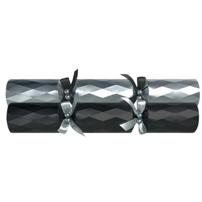 Christmas Crackers 14" Black Silver Diamond x 25