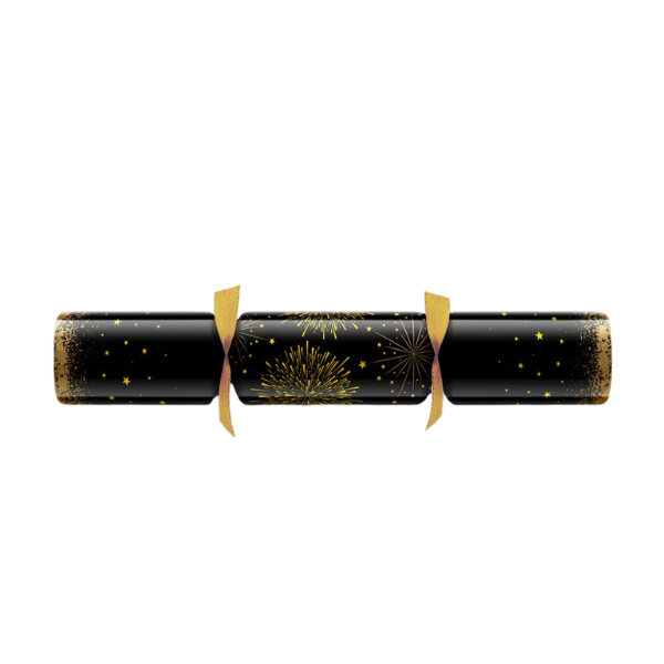 Christmas Crackers 12" Sparkly Black x 50