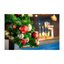 Christmas Wreath Gold & Red Bauble  x 1