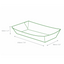 Black Takeaway Medium Food Tray (Case Of 500)