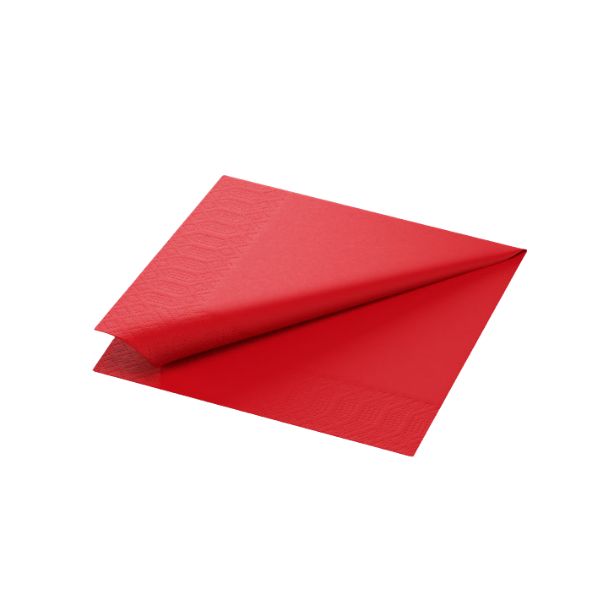 Duni Red Tissue Paper Napkin 32cm 2ply x 2000