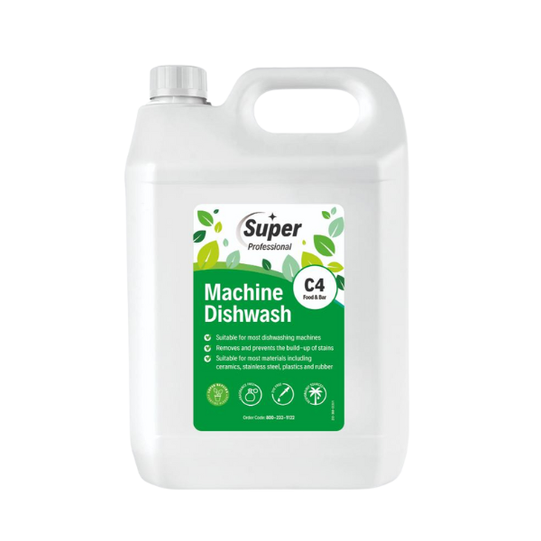 C4 Machine Dishwash (5L) | Commercial Cleaning Chemicals | Vertella ...