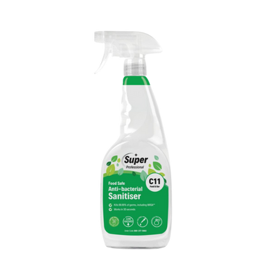 C11 Food Safe Anti-Bacterial Sanitiser 750ml
