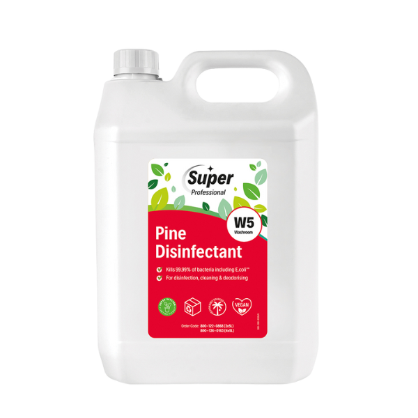 W5 Pine Disinfectant (5L) | Cleaning Chemicals | Vertella