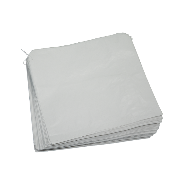 10 x 10" "Strung White Paper  Bags (Pack of 1000)