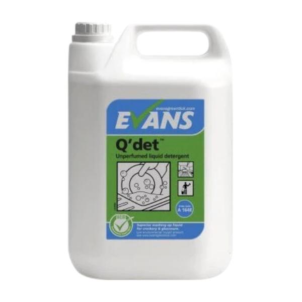 Q'det™ Unperfumed Liquid Detergent - 5ltr