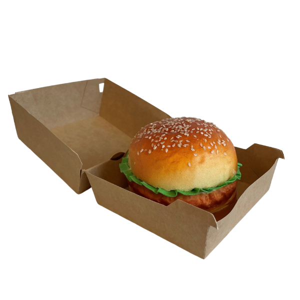 Large Kraft Burger Boxes x 400