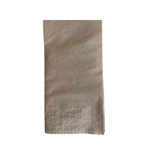32cm 2ply Kraft Natural Napkins - 8 fold x 2000