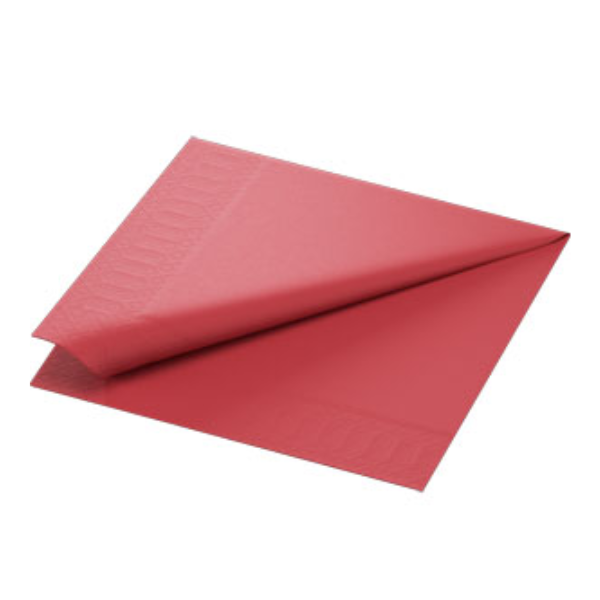 Duni Bordeaux Tissue Paper Napkin 40cm 2ply x 1250