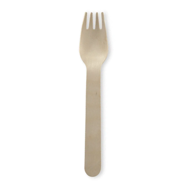 Compostable Disposable Wooden Forks x 1000