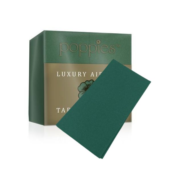 Tablin Airlaid Luxury Forest Green 1/8 Fold Napkin compostable  x 500