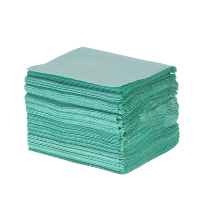 Childrens V Fold Green Paper Towels 1ply  - 7200