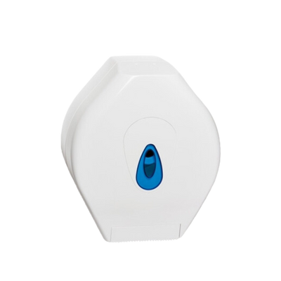 Modular White Midi Jumbo Toilet Roll Dispenser 45-65mm Core x 1