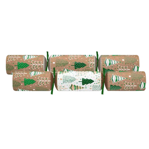 Christmas Crackers 12" Festive Forest kraft x 50
