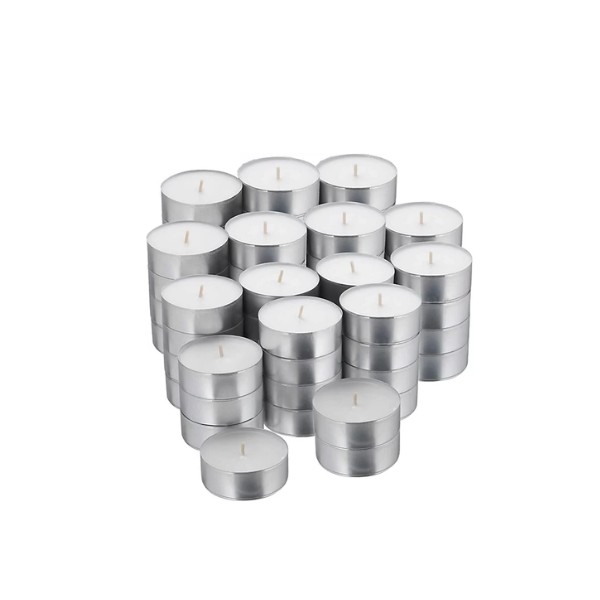 Tea Lights 8 Hour Long Burn  (Pack of 50)